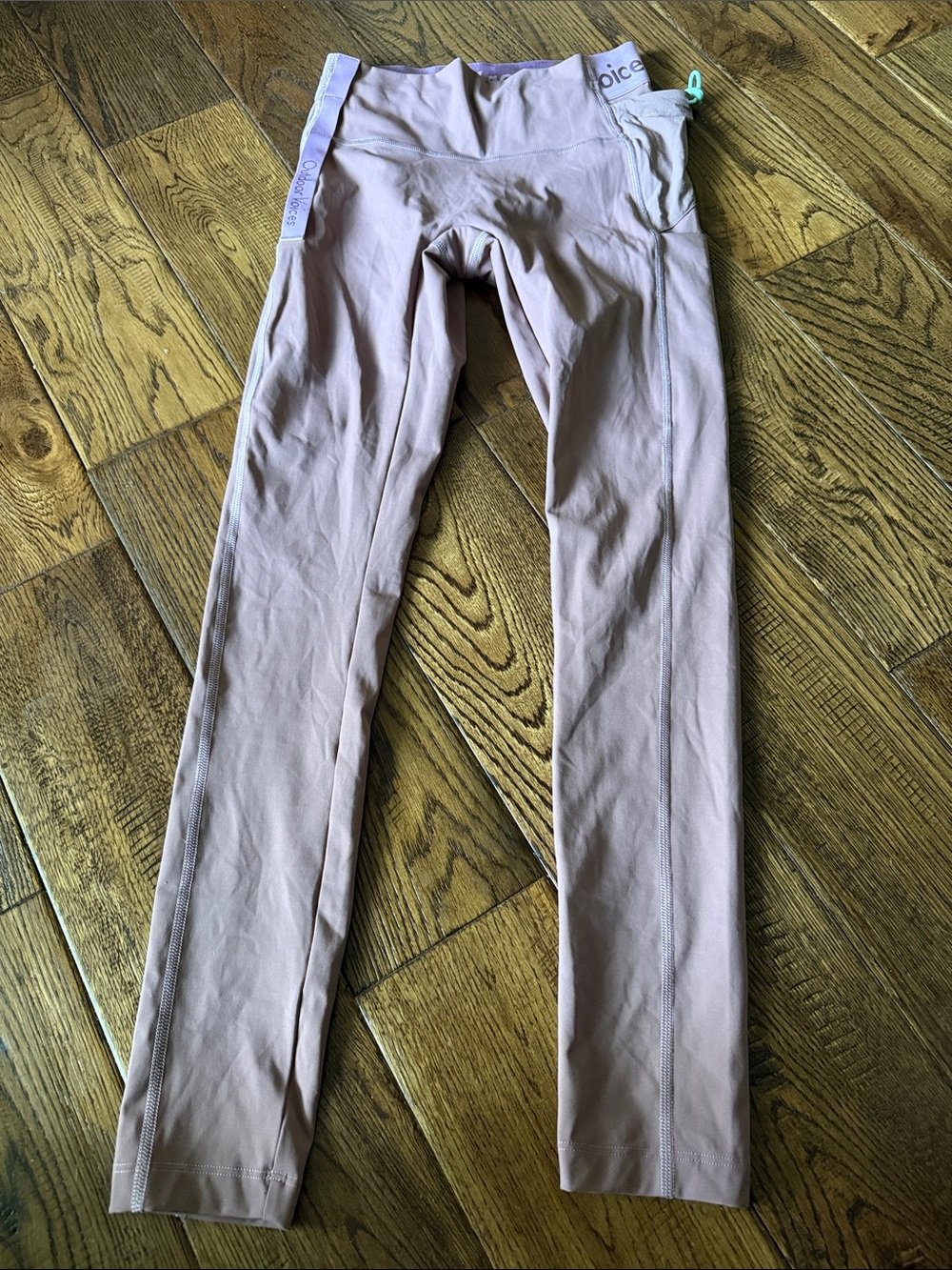 Outdoor Voices Mauve High-Rise Jeggings